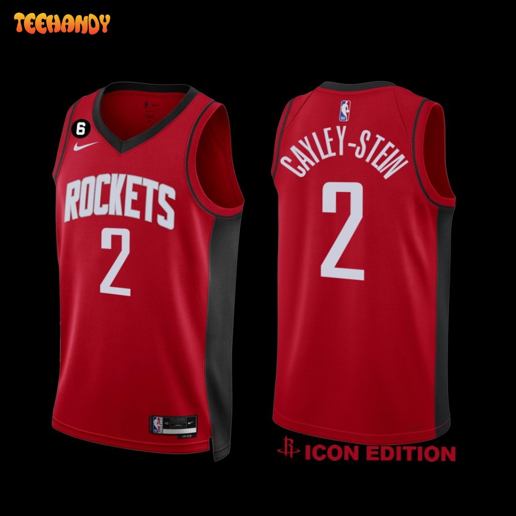 Houston Rockets Willie Cayley-Stein 2022-23 Icon Edition Jersey Red