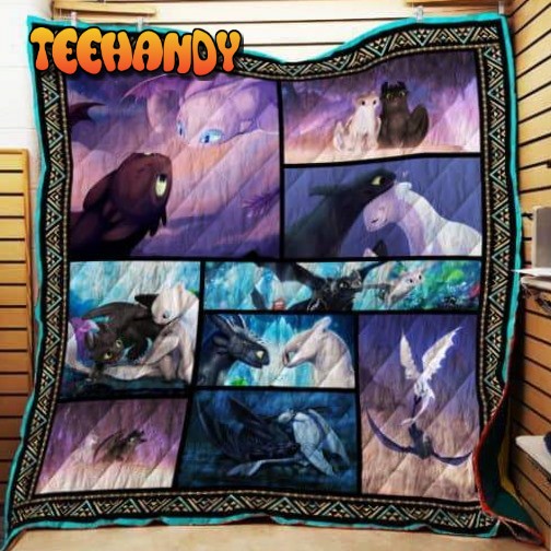 Httyd 3D Customized Quilt Blanket