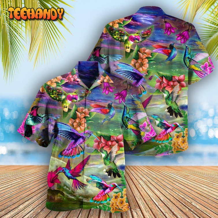 Hummingbird Life Is Better With A Hummingbird Hawaiian Shirt