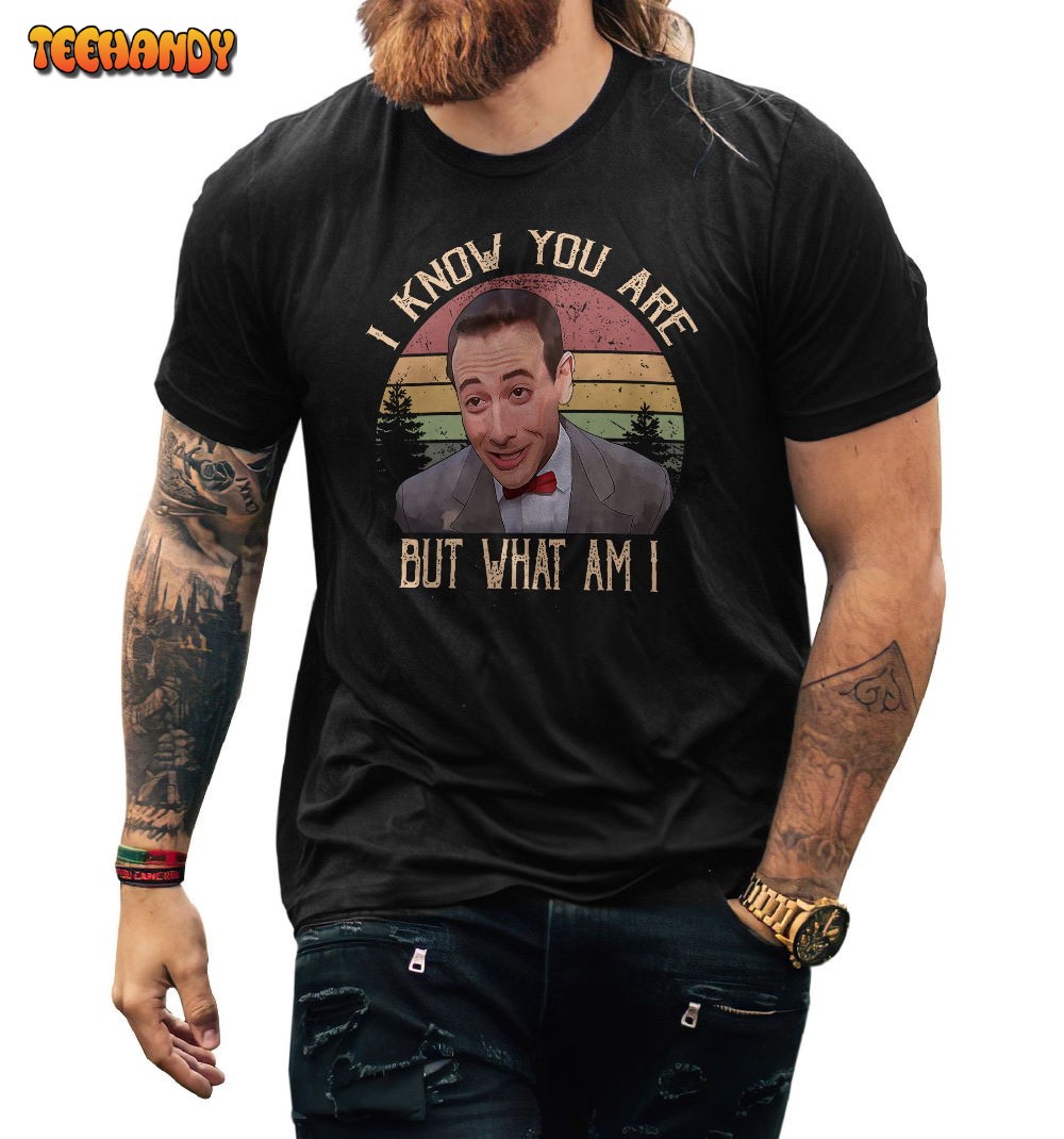 I Know You Are But What Am I Vintage Pee-Wee T-Shirt