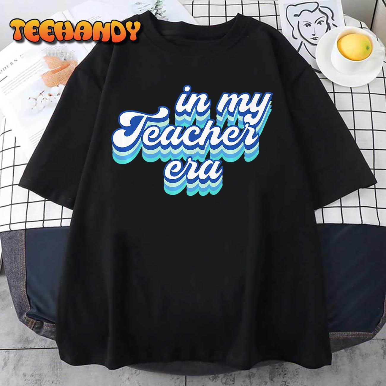 In My Teacher Era in Blue Premium T-Shirt