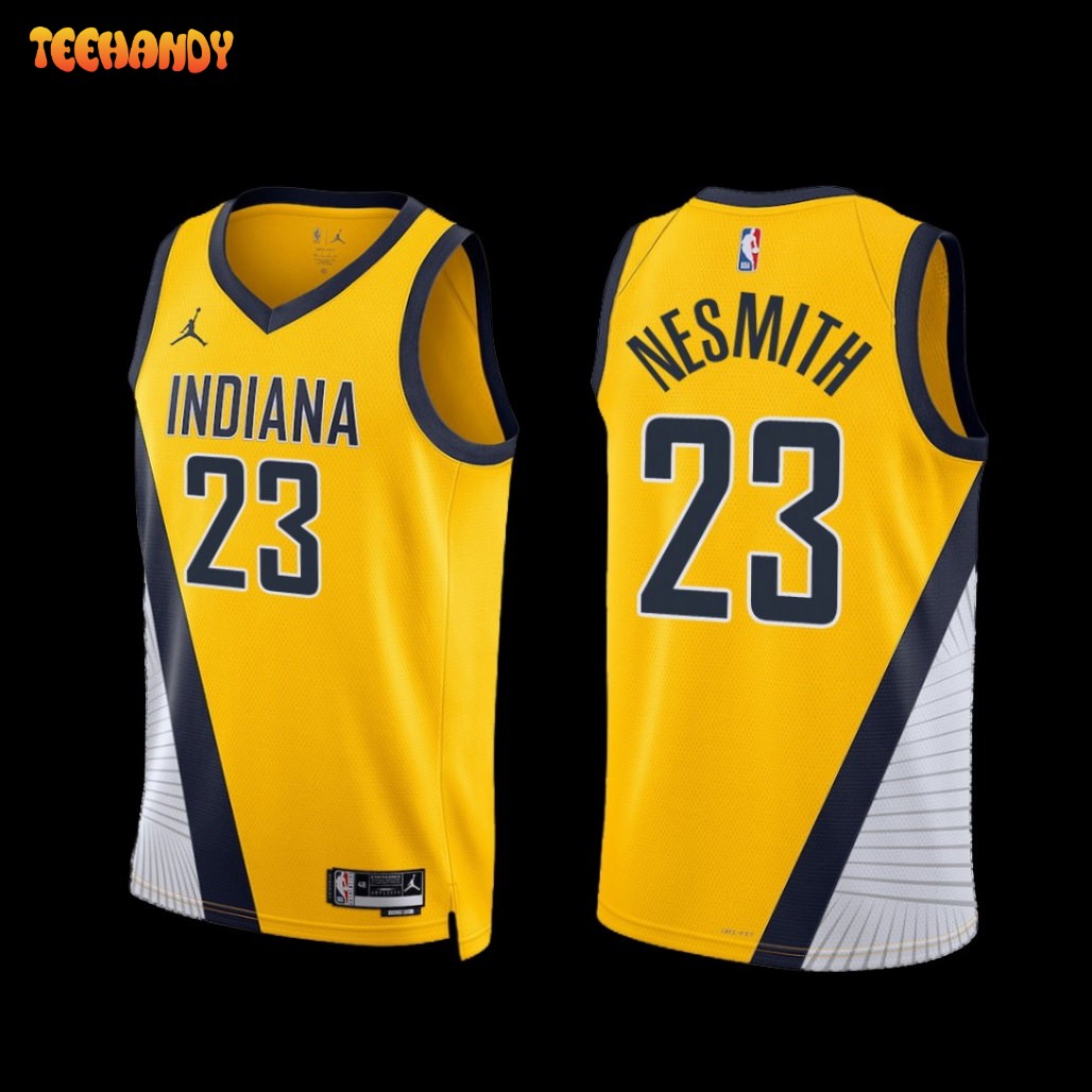 Indiana Pacers Aaron Nesmith 2022-23 Statement Edition Jersey Yellow