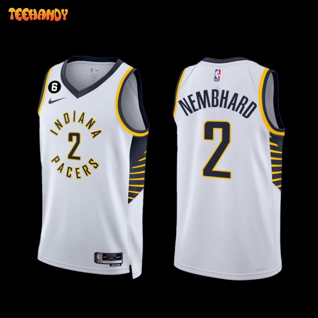 Indiana Pacers Andrew Nembhard 2022-23 Association Edition Jersey White