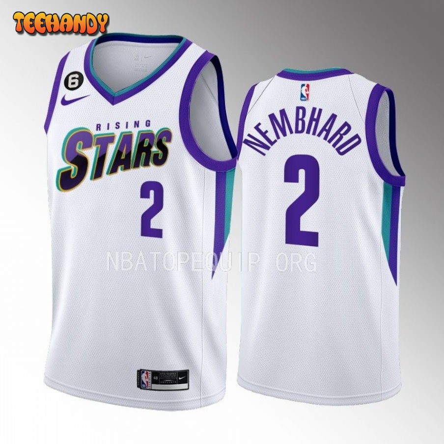 Indiana Pacers Andrew Nembhard 2023 NBA Rising Stars White Jersey