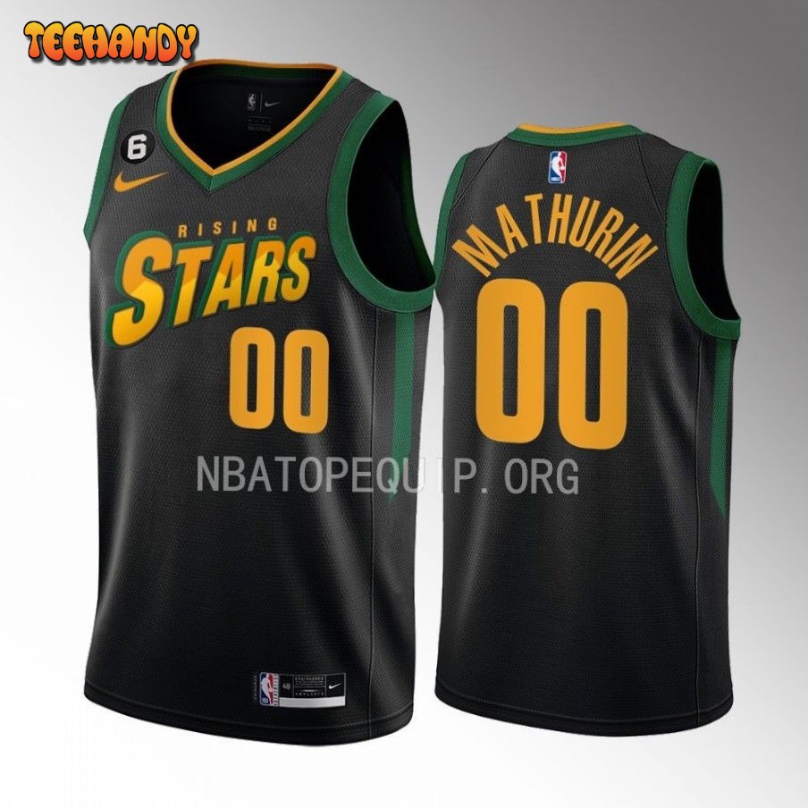 Indiana Pacers Bennedict Mathurin 2023 NBA Rising Stars Yellow Jersey – US  Soccer Hall