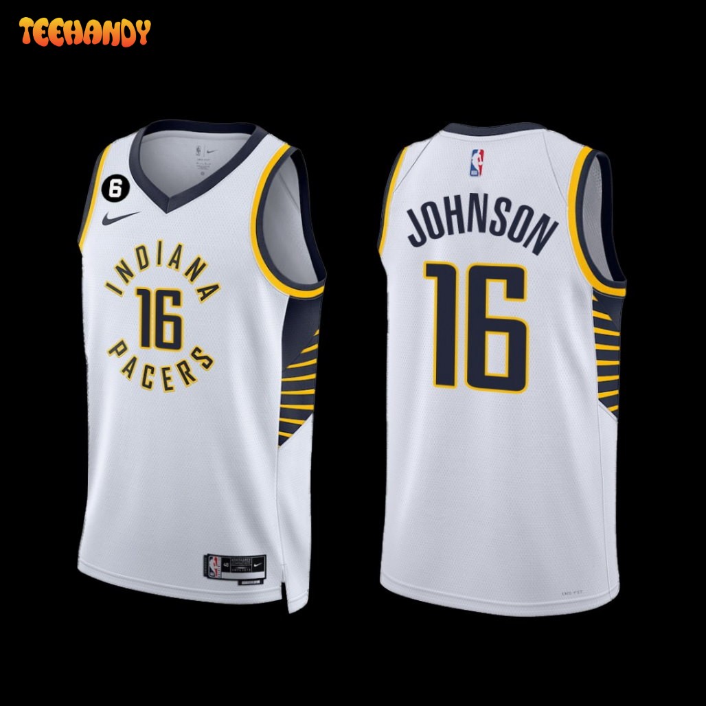 Indiana Pacers James Johnson 2022-23 Association Edition Jersey White