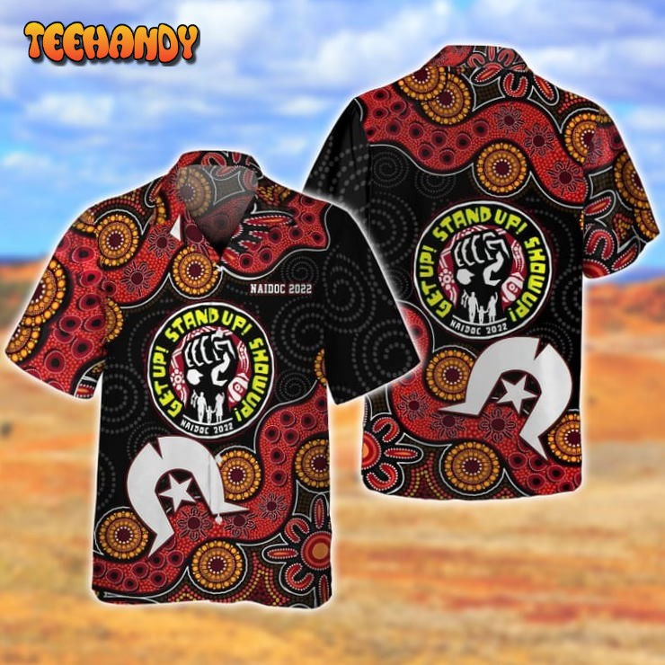 Indigenous Art 2022 3D Hawaiian Shirt, Indigenous Hawaiian Shirts