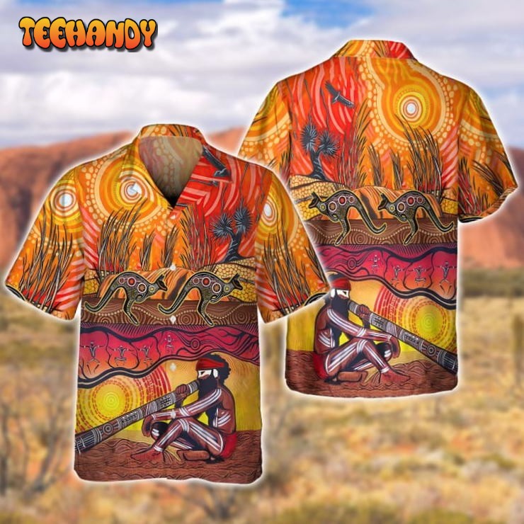 Indigenous Art 2022 Hawaiian Shirt, Hippie Hawaiian Shirt