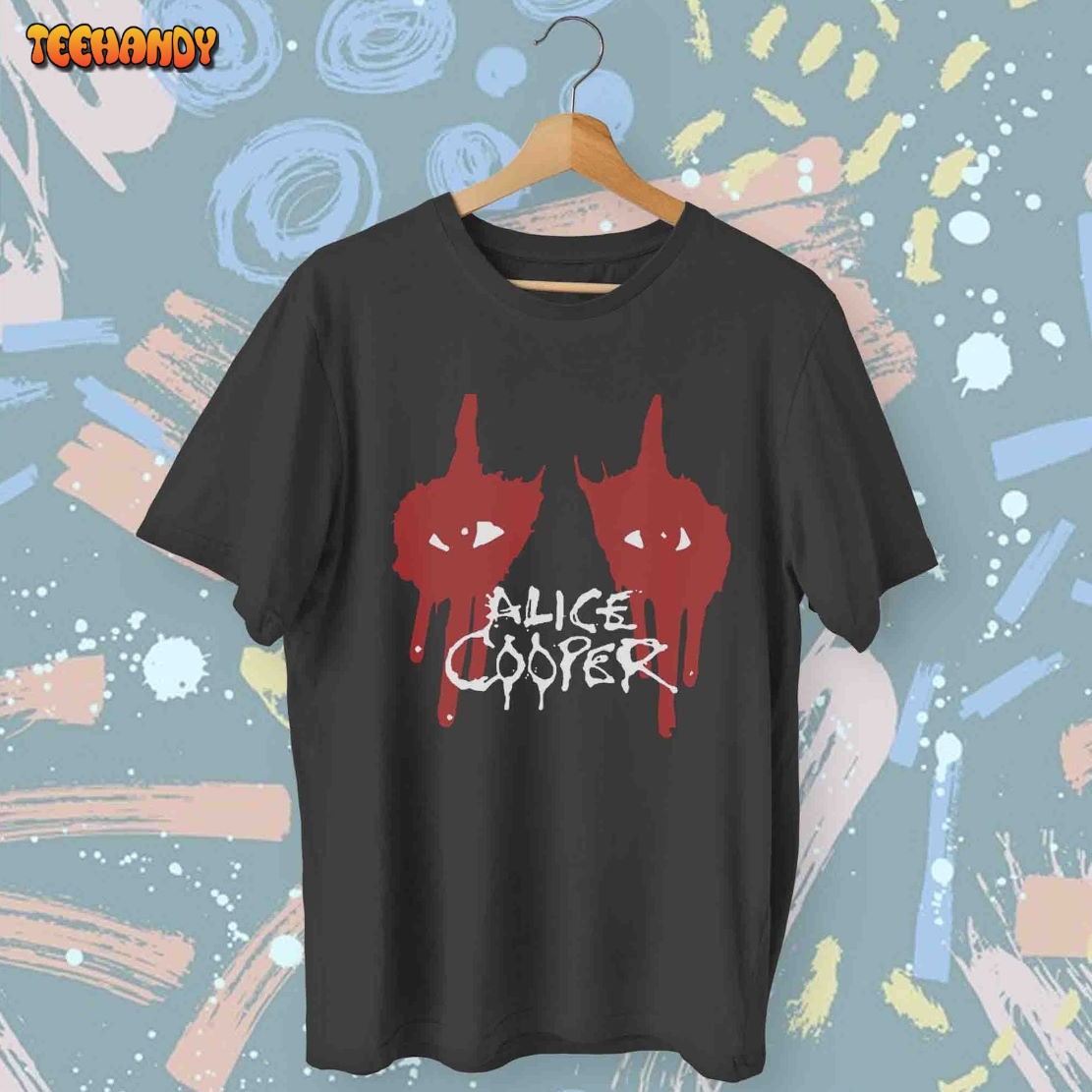 Inspired Design Alice Cooper Singing Logo T-shirt