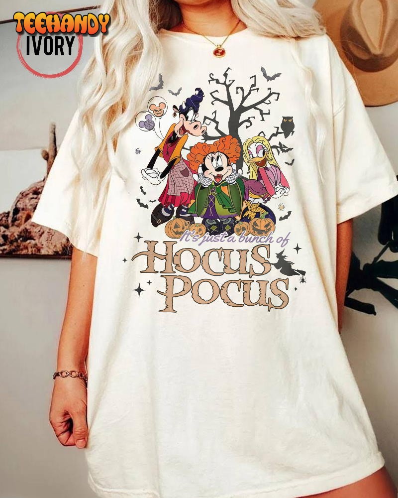 It’s Just A Bunch Of Hocus Pocus Shirt, Mickey & Friends Halloween Shirt