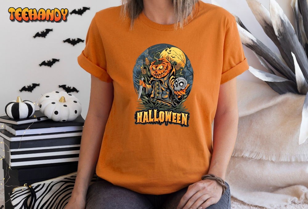 Jack O Lantern Pumpkin Shirt, Jack O Lantern Halloween Shirt