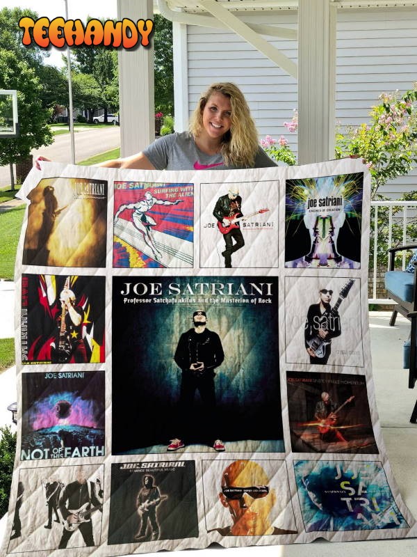 Joe Satriani Albums 3D Customized Quilt Blanket