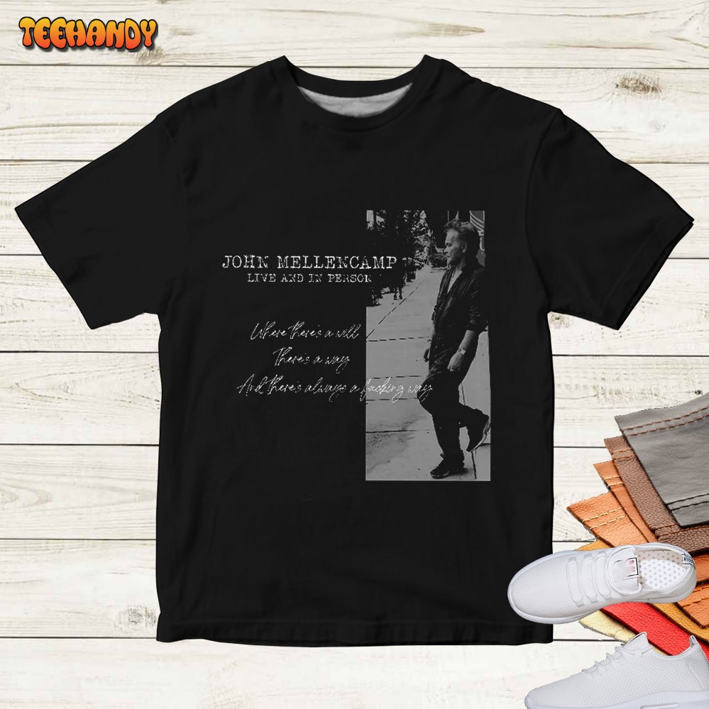 John Mellencamp Live And In Person 2023 Shirt, John Mellencamp Vintage Shirt