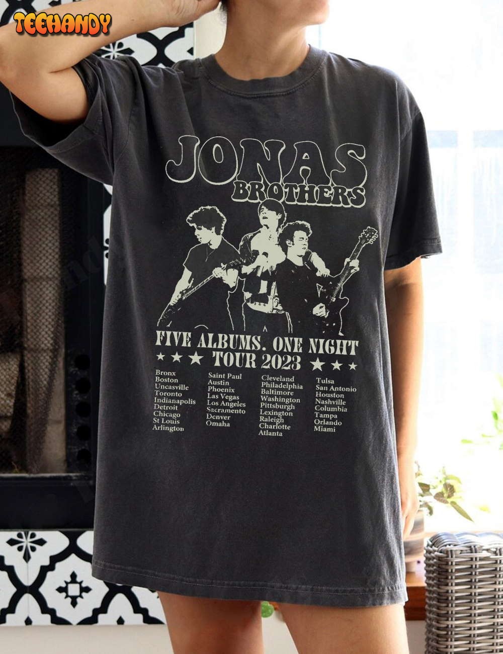 Jonas Brothers Vintage Shirt, Jonas Brothers Tour Shirt, Concert 2023 T Shirt