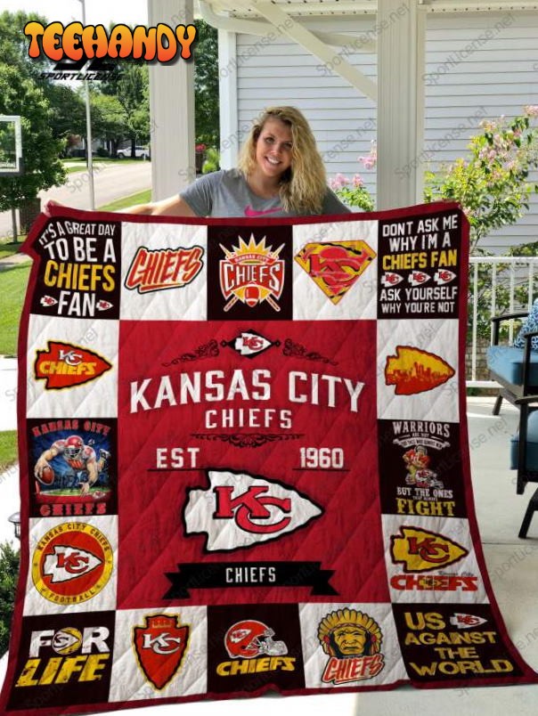 Kansas City Chiefs 3D Customized Quilt Blanket