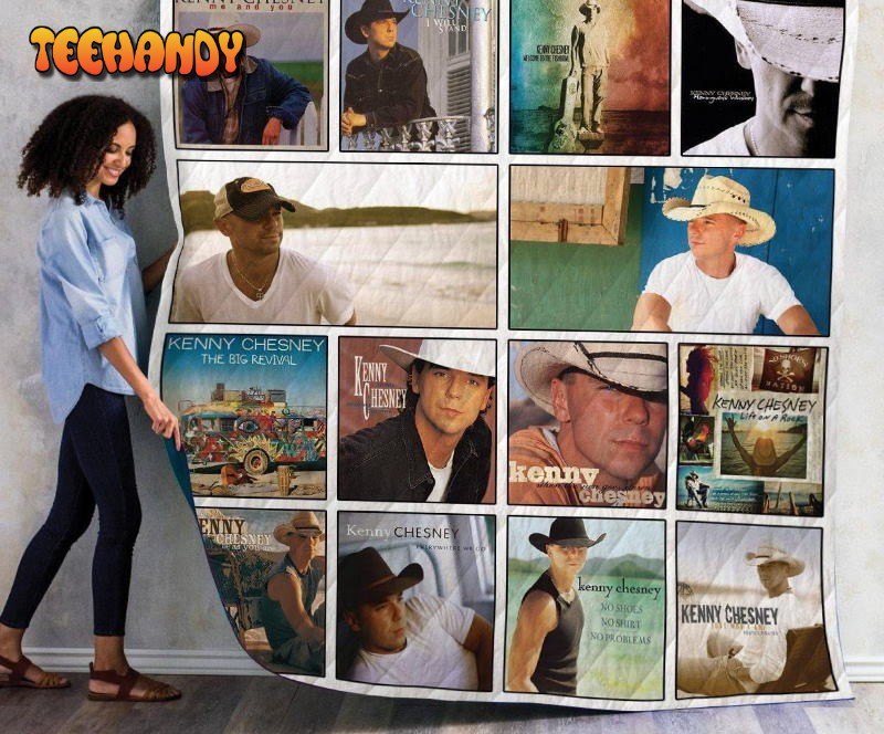 Kenny Chesney Albums 3D Customized Quilt Blanket