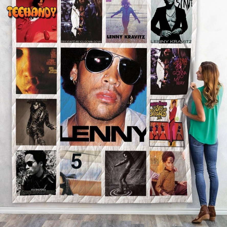 Lenny Kravitz Albums Quilt Blanket