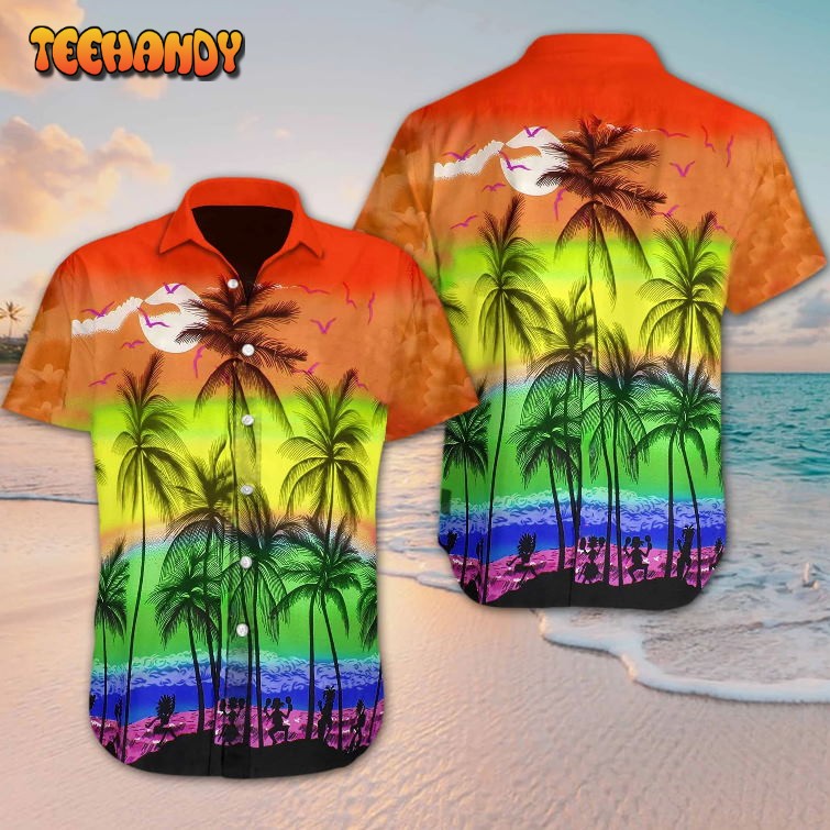 Lgbt Beach Beautiful Natural Beauty Design Hawaiian Shirt