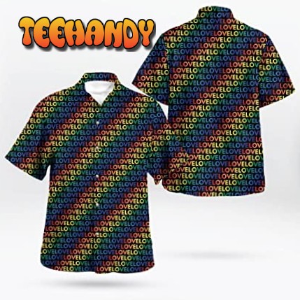 Lgbt Hawaiian Shirt, Haiwaiian Shirt, Rainbow Shirt, Beach Shirt, Lgbt Shirt