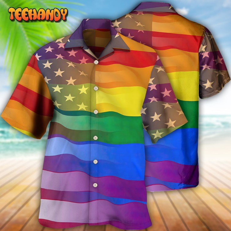 LGBT Love America Peace Hawaiian Shirt