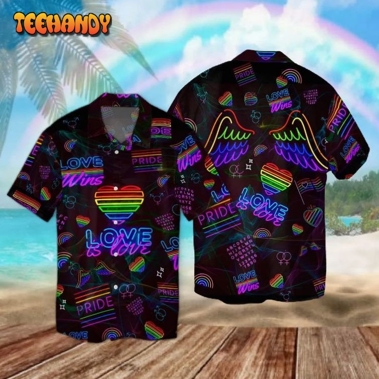 Lgbt Love Is Love Hawaiian Shirt, Hawaiian Shirt For Couple Gaymer