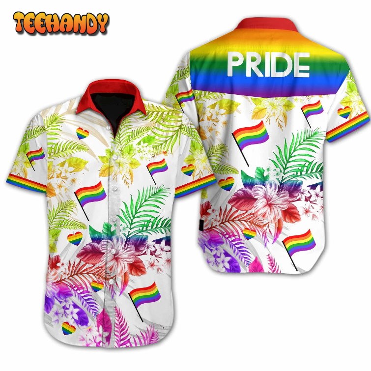 Lgbt Pride Love Is Love Vivid Design Hawaiian Shirt