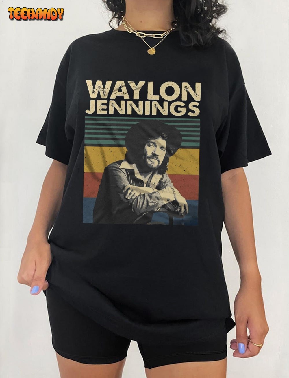 Limited Waylon Jennings Vintage 90S Shirt, Country Song Shirt