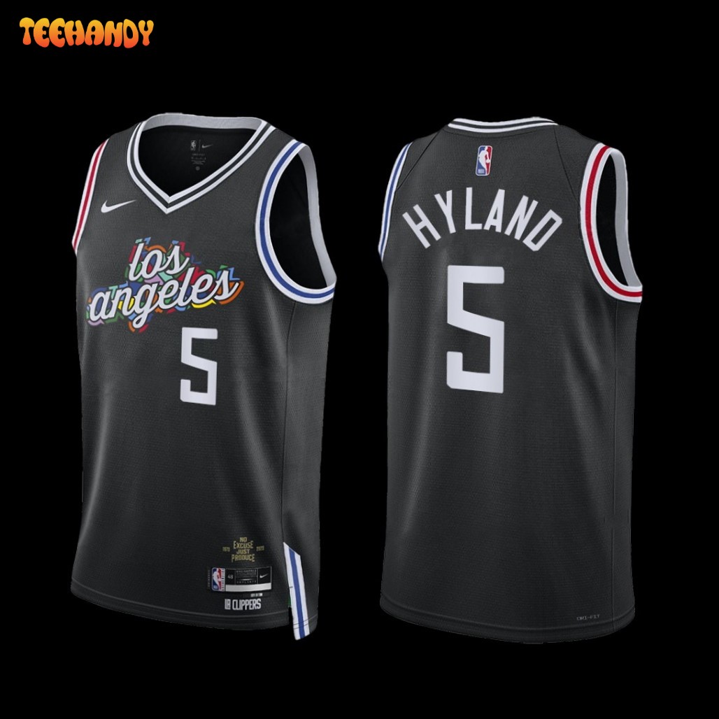 Los Angeles Clippers Bones Hyland 2022-23 Black City Edition Jersey