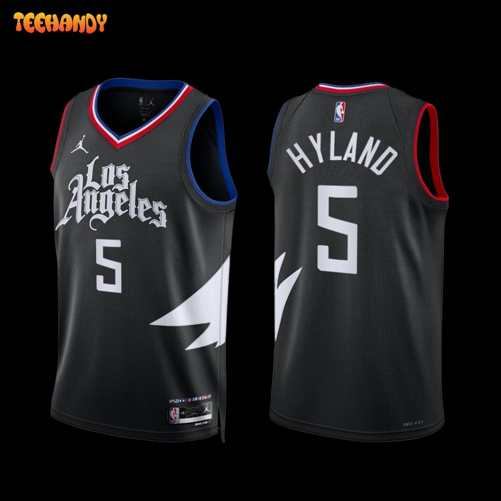 Los Angeles Clippers Bones Hyland 2022-23 Statement Edition Jersey Black