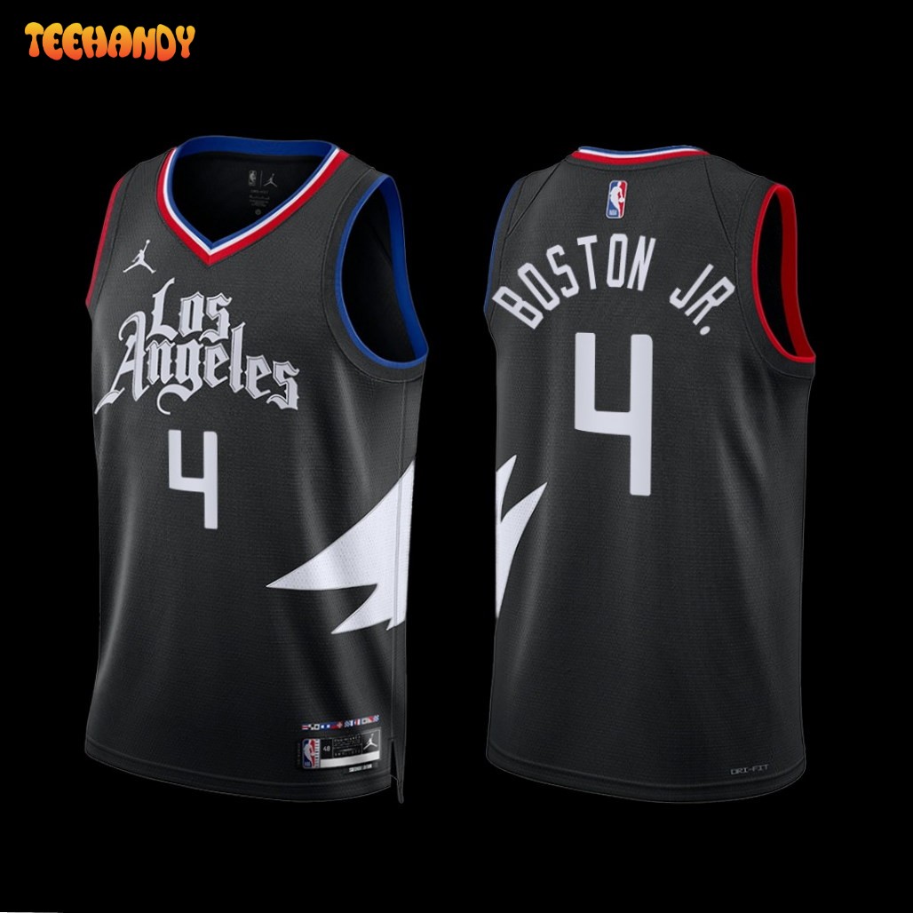 Los Angeles Clippers Brandon Boston Jr. 2022-23 Statement Edition Jersey Black