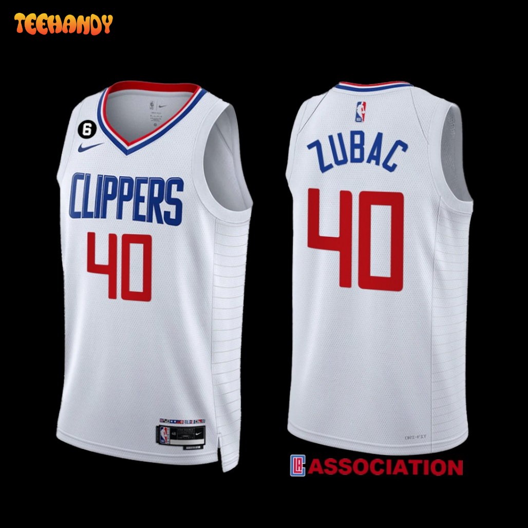 Los Angeles Clippers Ivica Zubac 2022-23 Association Edition Jersey White