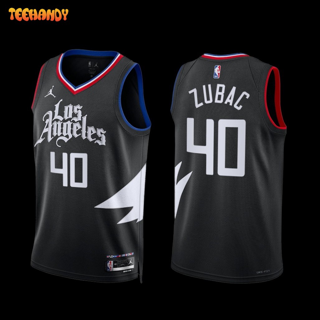 Los Angeles Clippers Ivica Zubac 2022-23 Statement Edition Jersey Black