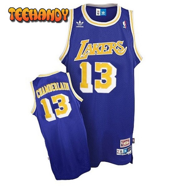 Los Angeles Lakers Wilt Chamberlain Purple Throwback Jersey