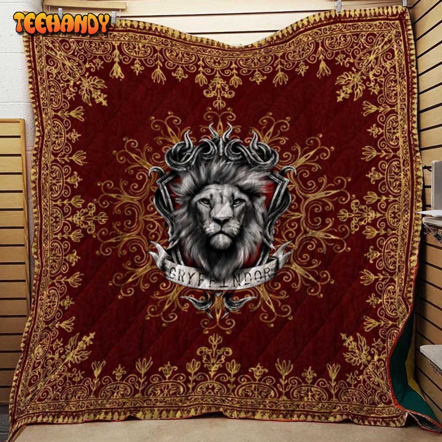 Mandala The Gryffindor Lion Harry Potter 3D Customize Quilt Blanket