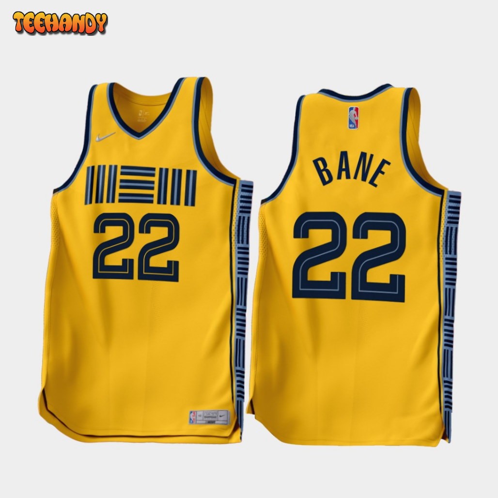 Memphis Grizzlies Desmond Bane 2022-23 Earned Edition Jersey Gold