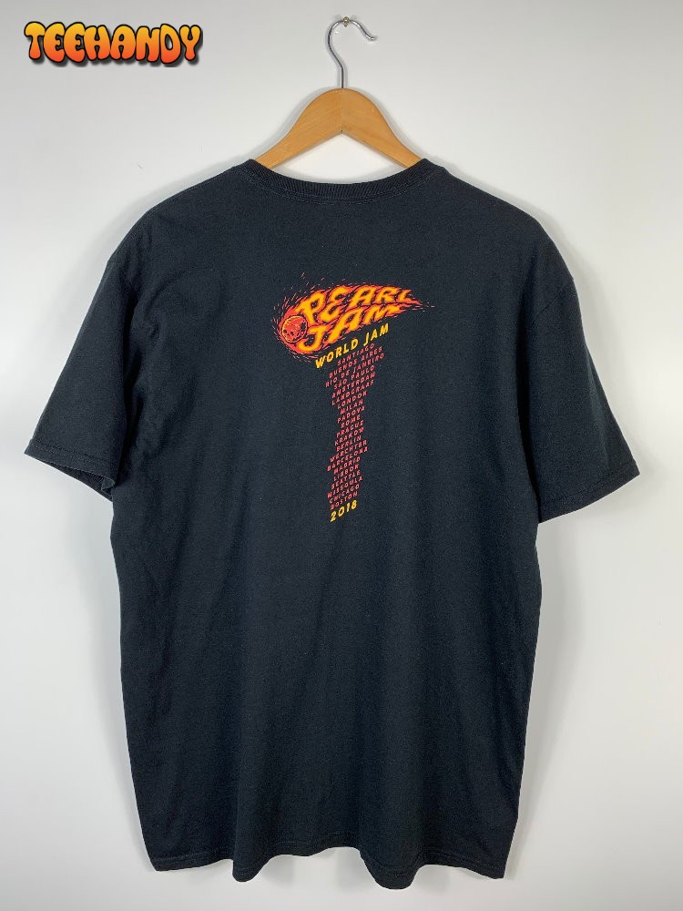 Mens Pearl Jam 2018 World Jam Tour T-shirt