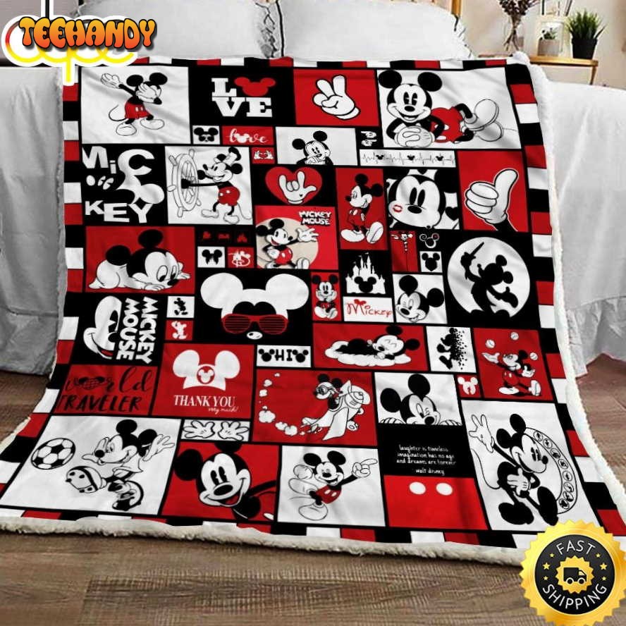 Mickey Mouse Disney Blanket Gift For Fans Movie Disney