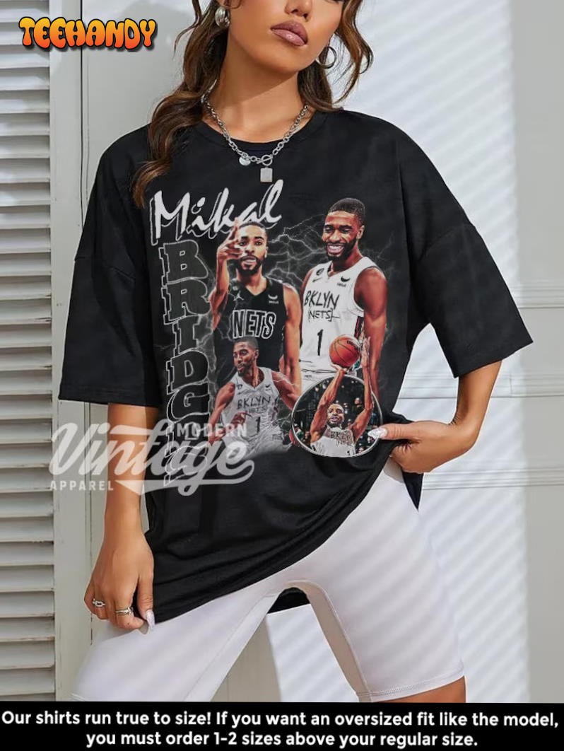 Mikal Bridges Shirt, Basketball shirt, Classic 90s Graphic T Shirt