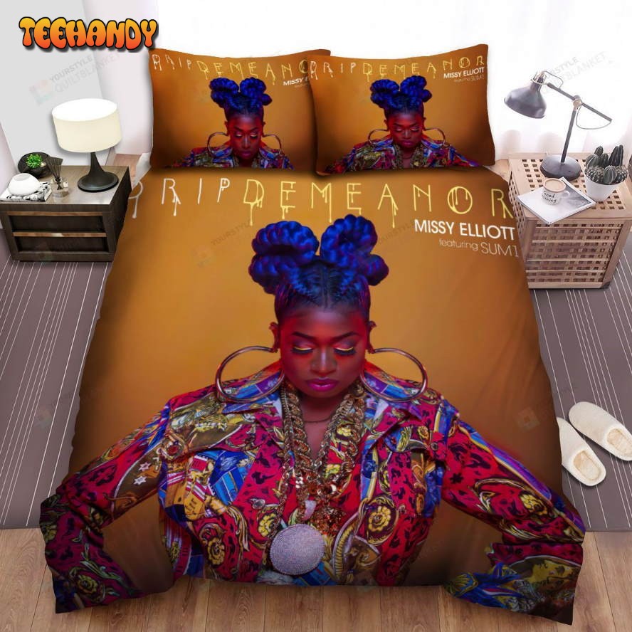 Missy Elliott Dripdemeanor Song Art Cover Spread Duvet Cover Bedding Sets