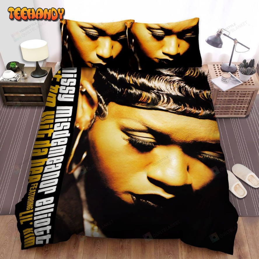 Missy Elliott Hit ’em Wit Da Hee Song Art Cover Spread Duvet Cover Bedding Sets