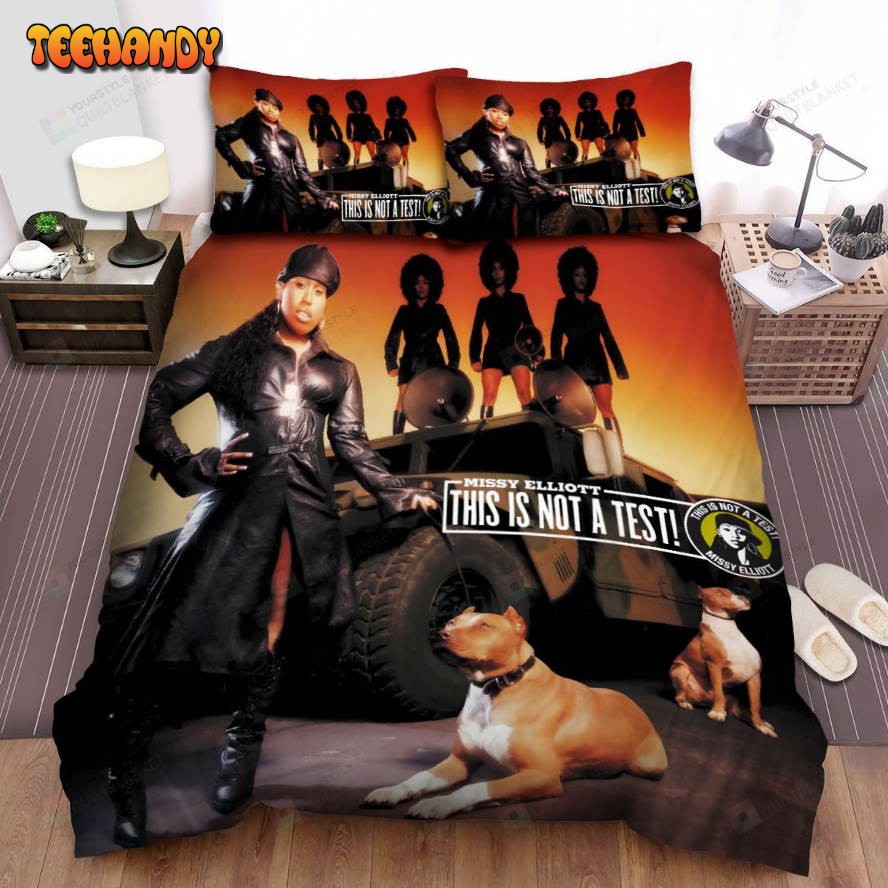 Missy Elliott This Is Not A Test! Album Art Cover Duvet Cover Bedding Sets