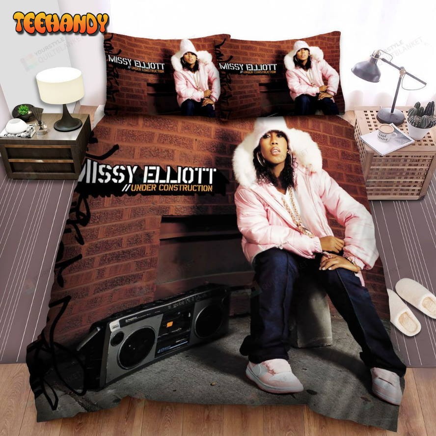 Missy Elliott Under Construction Album Art Cover Duvet Cover Bedding Sets