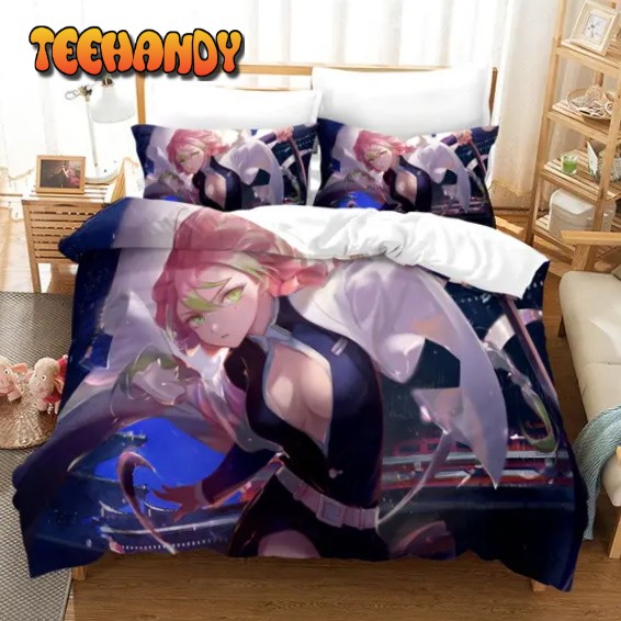 Mitsuri Kanroji Whip Nichirin Katana Art Bed Set