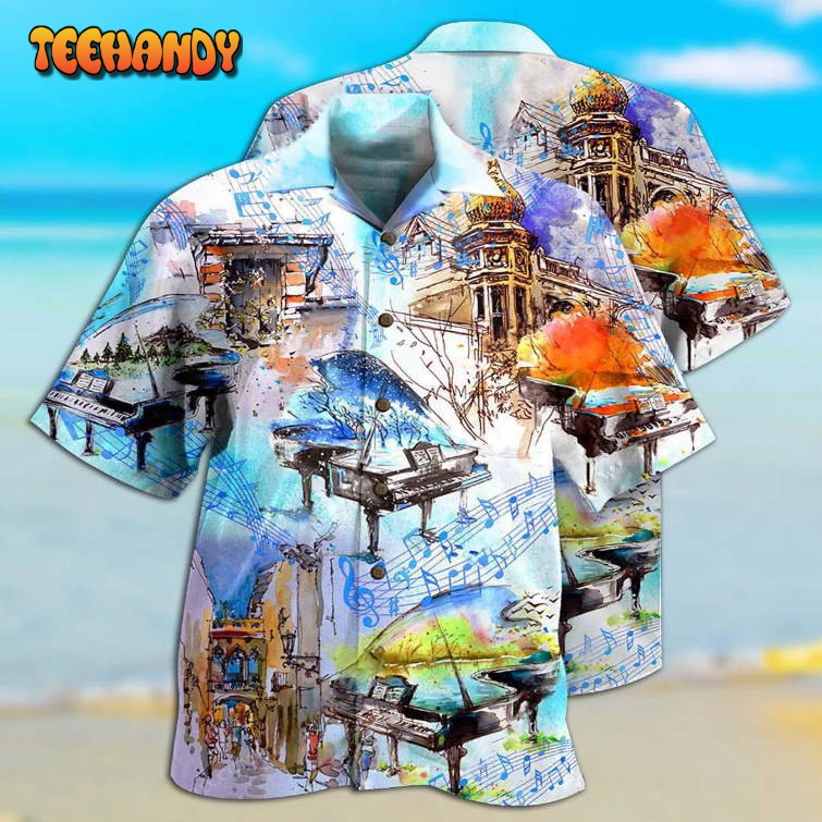 Music Fly Everywhere Of The World Hawaiian Shirt