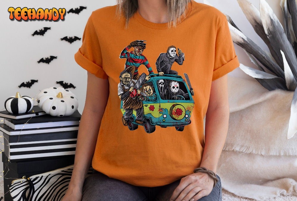 Mystery Machine Halloween Shirt, Horror Movies Halloween Shirt