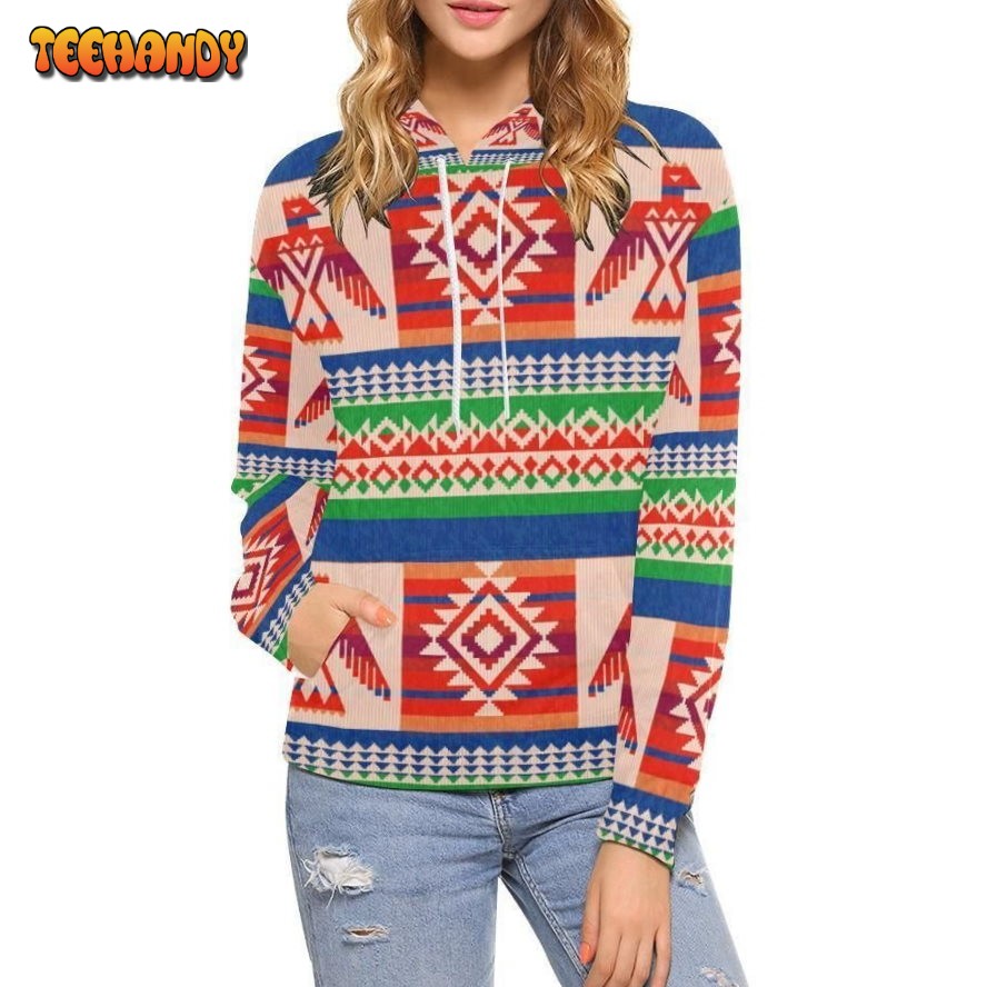 Navajo Aztec Tribal Native Indians American Print Pullover 3D Hoodie