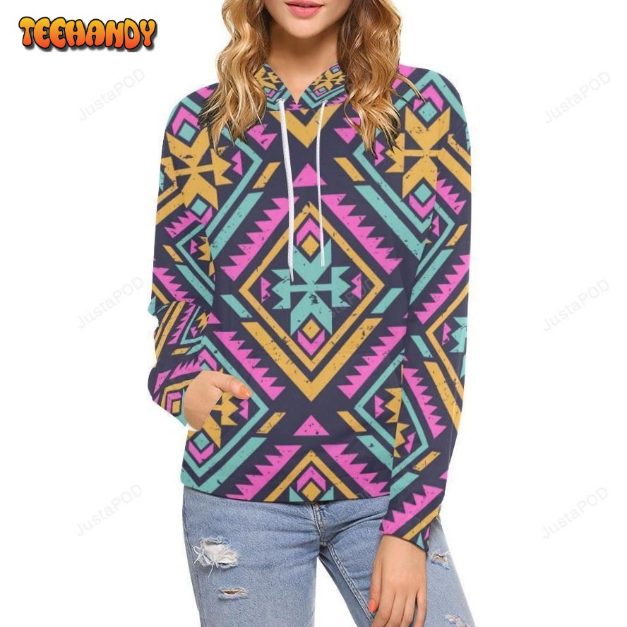 Navajo Indians Aztec Tribal Native American Print Pullover 3D Hoodie