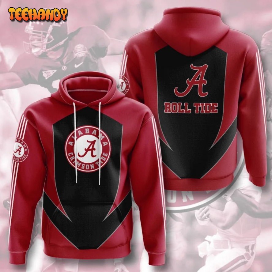 Ncaa- Alabama Crimson Tide 3d Hoodie Style 01