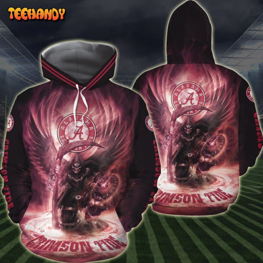 Ncaa- Alabama Crimson Tide 3d Hoodie Style 04