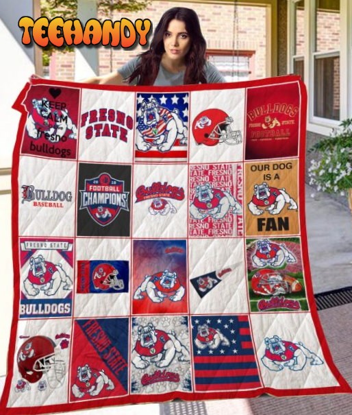 Ncaa Fresno State Bulldogs 3D Customized Personalized 3D Quilt Blanket